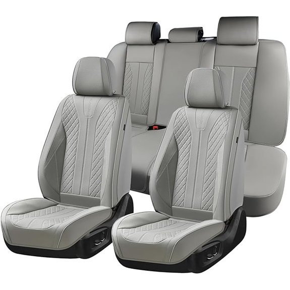 FLORICH Leather Car Seat Covers Full Set