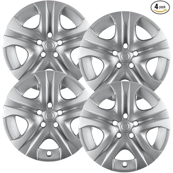 Premium Quality 17 Silver Hubcaps for Toyota Rav4