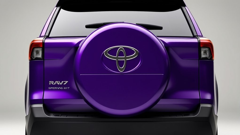 Best Toyota RAV4 Tire Cover in Purple for 2026