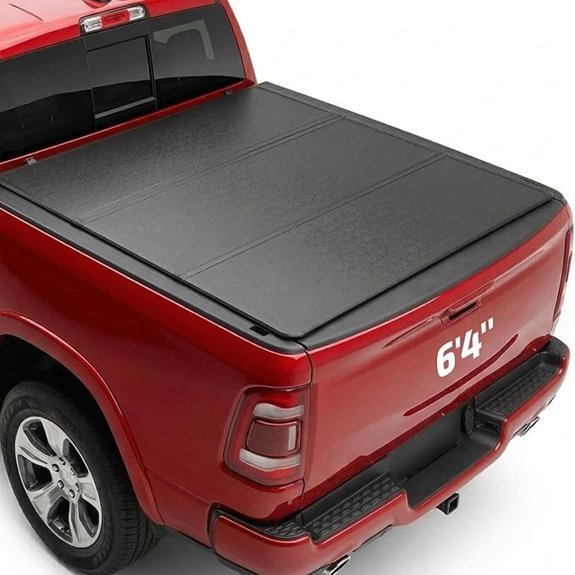 BDFHYK Hard Tri-Fold Tonneau Cover for Ram 1500