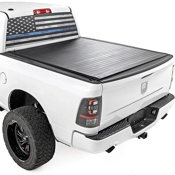 Rough Country Hard Roll-Up Tonneau Cover for Ram
