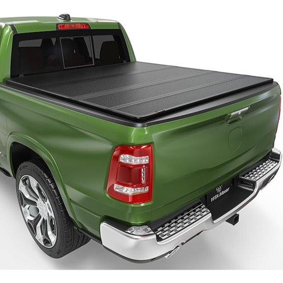YITAMOTOR Quad Fold Truck Tonneau Cover for Ram 2500/3500