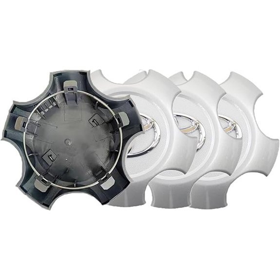 4X Silver Wheel Center Hub Cap for RAV4 2006-2012