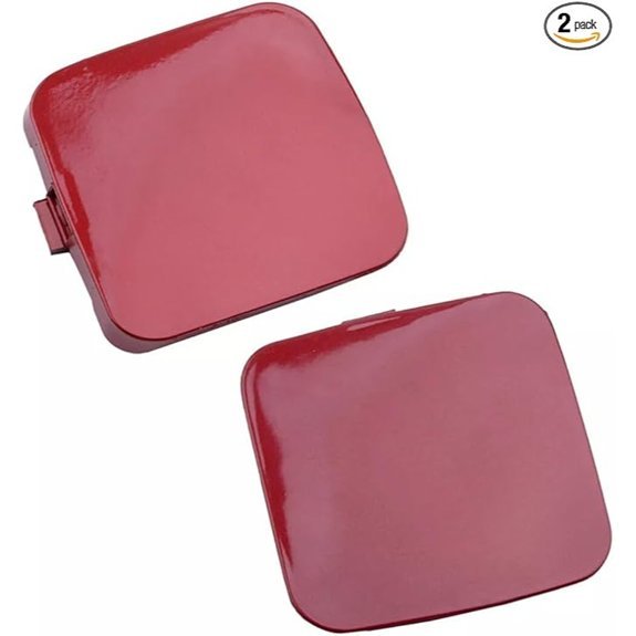 2Pcs Front Bumper Tow Hook Eye Cover for RAV4