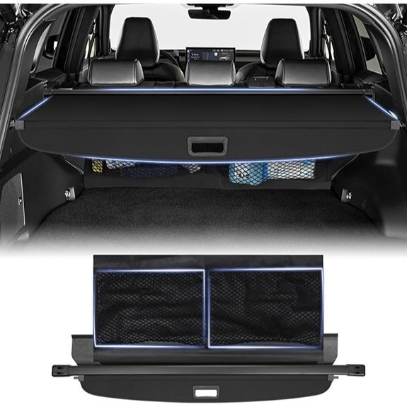 Toyota RAV4 Retractable Cargo Cover with Storage Net