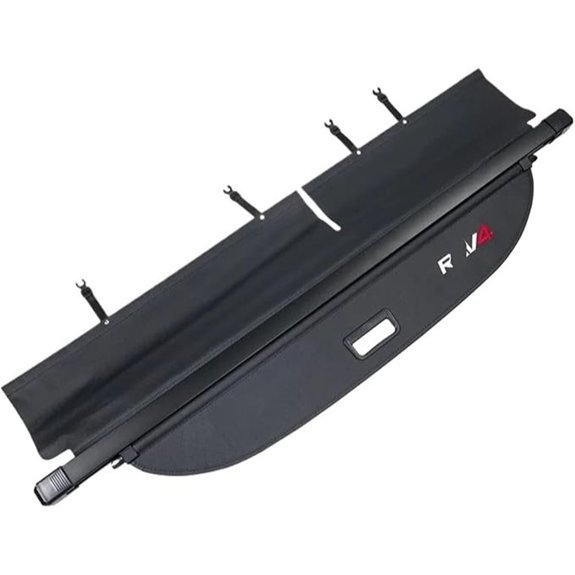Black Trunk Shade Cargo Cover for Toyota RAV4