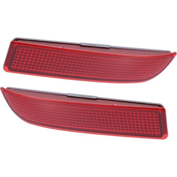 X AUTOHAUX Rear Bumper Reflector Light Covers for RAV4
