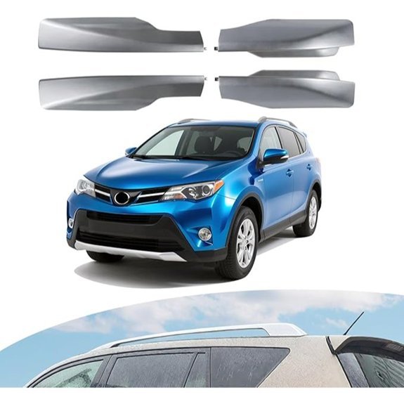 Roof Rack Cross Bar End Cap Covers for RAV4