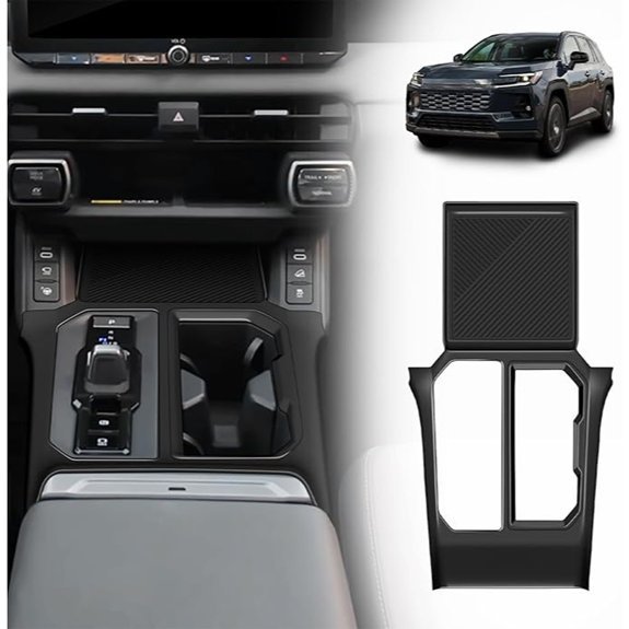 Silicone Gear Shift Cover with Charger Tray for RAV4