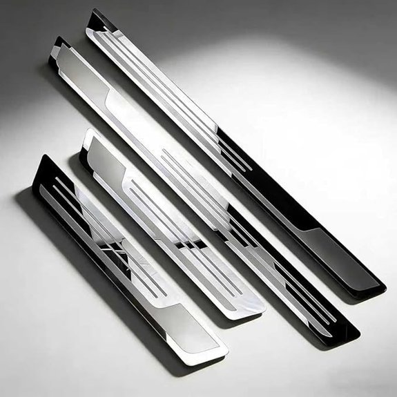 Stainless Steel Car Door Sill Protector for RAV4