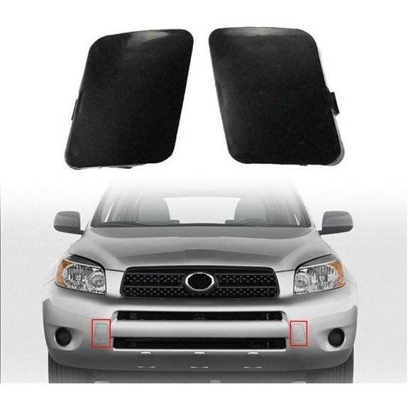 Labwork Bumper Tow Hook Bracket Cover for RAV4