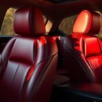 red leather seat covers