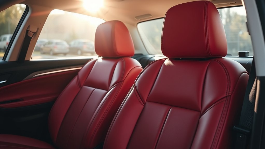 Best Red Leather Car Seat Covers for 2026 Toyota Highlander Owners
