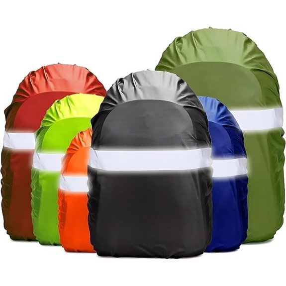 Waterproof Backpack Rain Cover with Reflective Straps