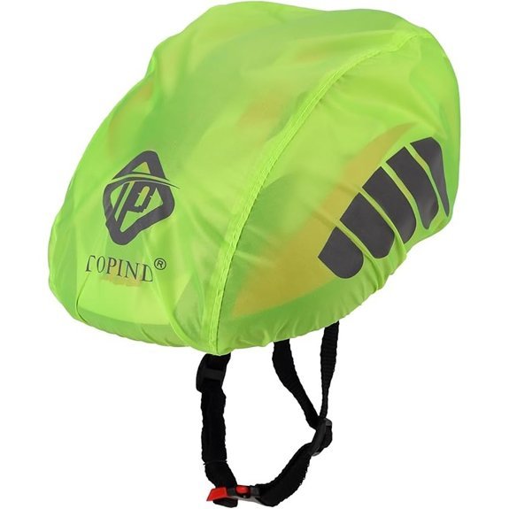 TOPIND Waterproof Bike Helmet Cover with Reflective Strip