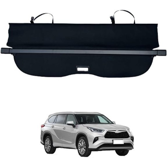Toyota Highlander Cargo Cover 2015-2019 Retractable Waterproof