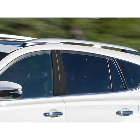 Rvinyl Pillar Post Window Trim for Toyota Rav4