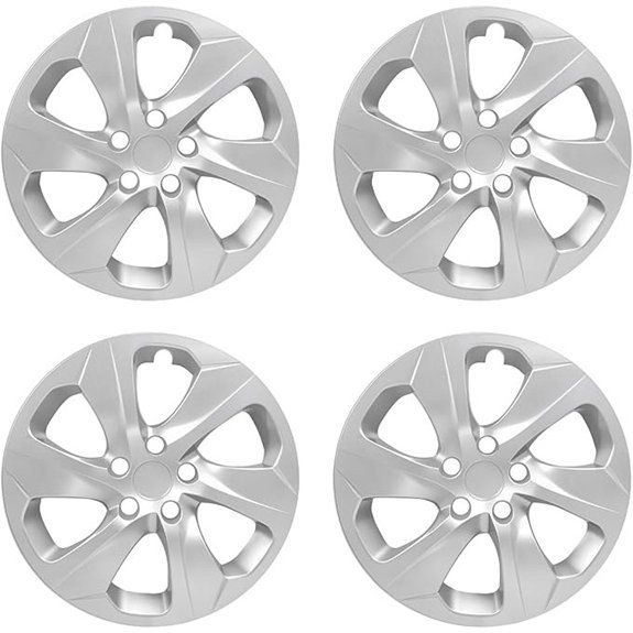 Toyota RAV4 17-Inch Hubcaps Set of 4 (Silver)