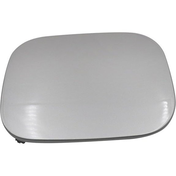 GXARTS Silver Fuel Door Gas Filler Lid Cover