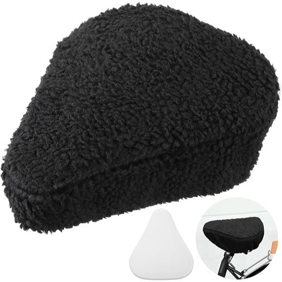 Feekoon Imitation Sheepskin Bicycle Seat Cover