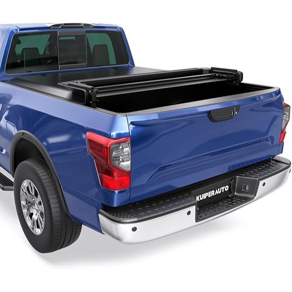 KUIPERAUTO Soft Quad Fold Truck Bed Tonneau Cover