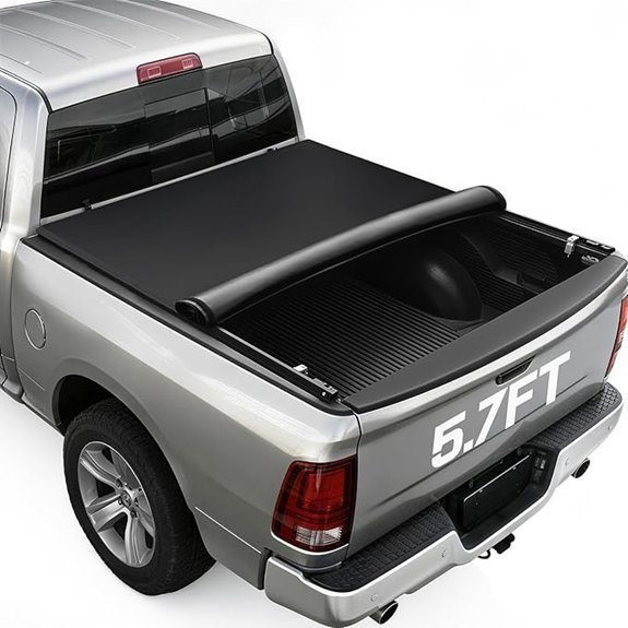 RHOBRA Soft Roll-up Truck Bed Tonneau Cover