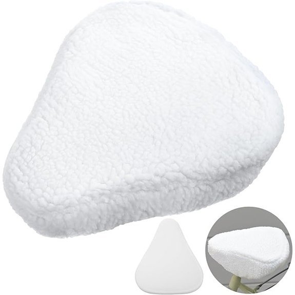 Feekoon Imitation Sheepskin Bicycle Seat Cover