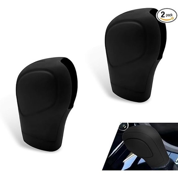 2 PCS Soft Silicone Car Gear Shift Covers
