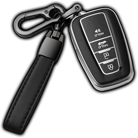 Toyota Key Fob Cover with Keychain (Soft TPU)