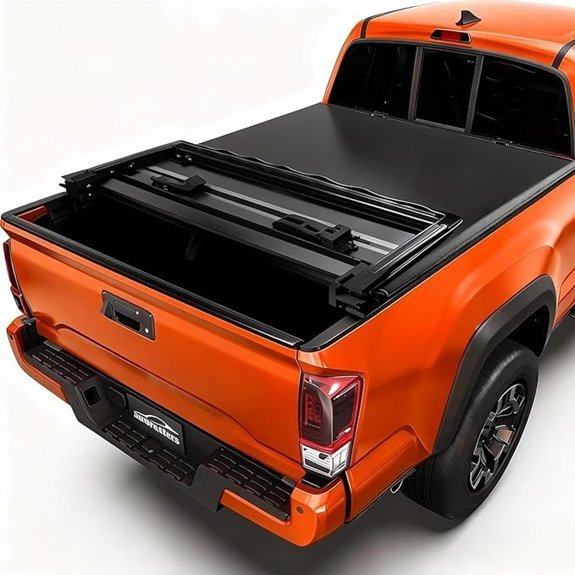 Soft Tri-Fold Toyota Tacoma Truck Bed Tonneau Cover