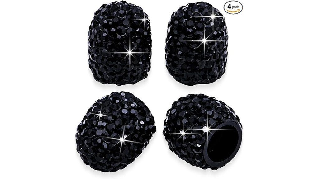 4PCS Bling Crystal Diamond Valve Caps Review