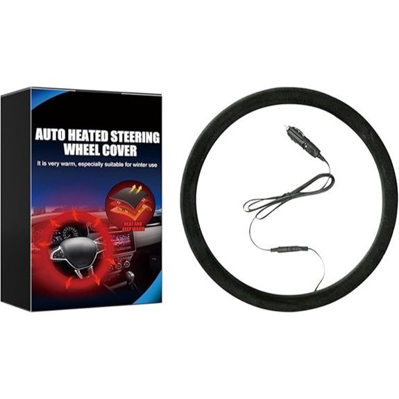 Heated Steering Wheel Cover for Standard Size Vehicles