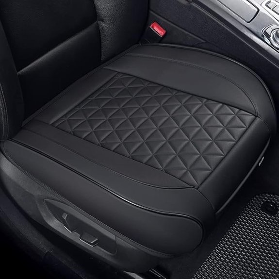 Black Panther Faux Leather Car Seat Cover
