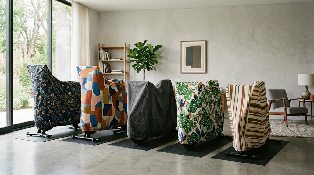 stylish indoor bike protection