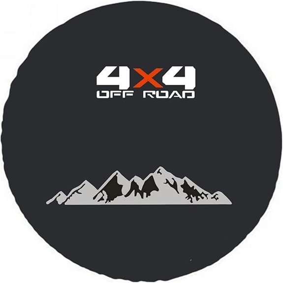 Spare Tire Cover for SUV and Trailer