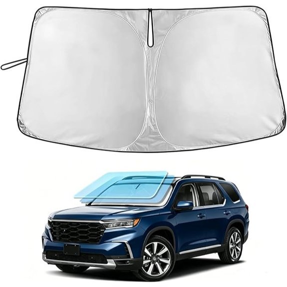 Windshield Sun Shade for SUV with Storage Bag