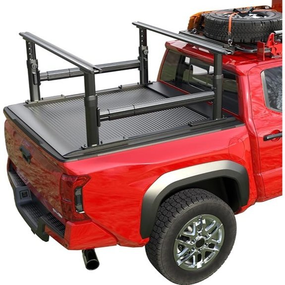 Truck Bed Ladder Rack with T-Slot Rails