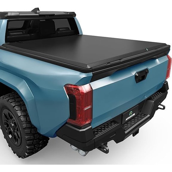 AUTOSAVER88 Tri-Fold Truck Bed Tonneau Cover for Tacoma