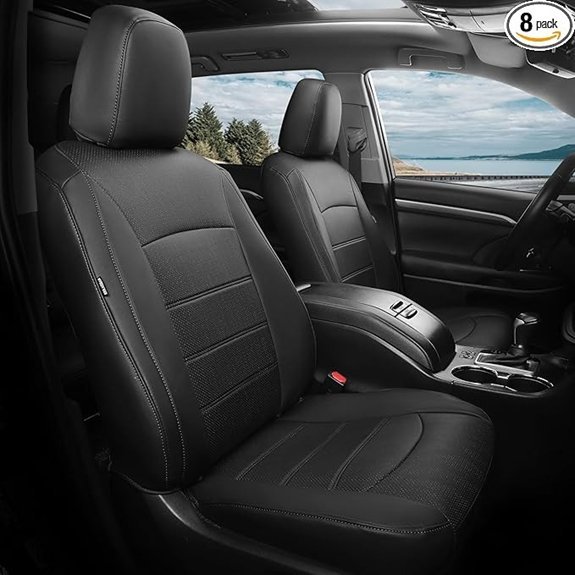 Custom Faux Leather Seat Covers for Toyota Highlander