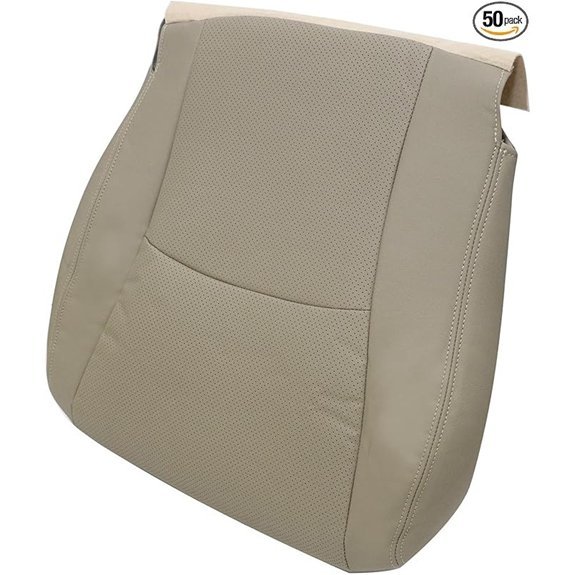 Tan Perforated Leather Seat Cover for Toyota Highlander