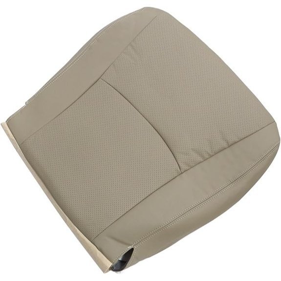 SecosAutoparts Tan Front Driver Seat Cover for Toyota Highlander