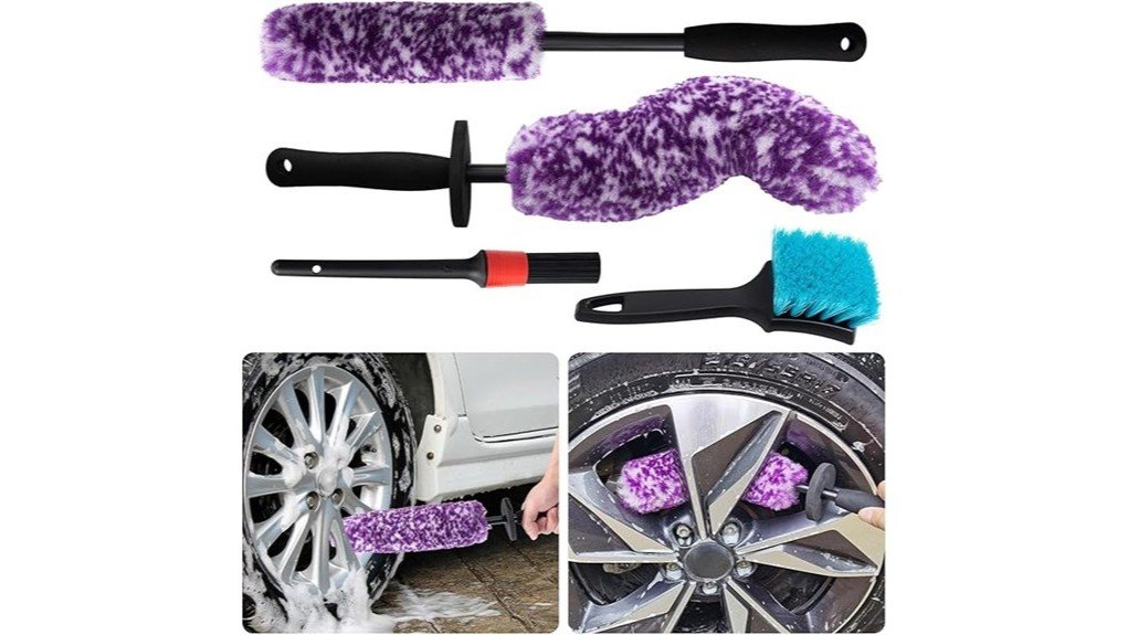 tire cleaning brush kit
