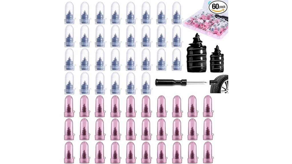 60 PCS Premium Tire Repair Rubber Nails Kit Review