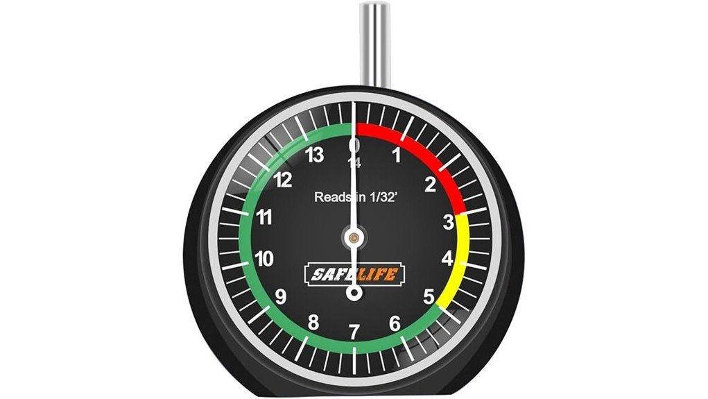 tire tread depth measurement