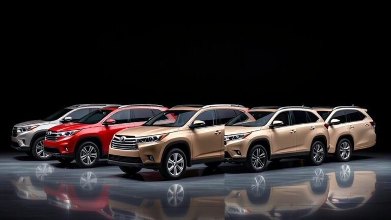 top toyota highlander choices