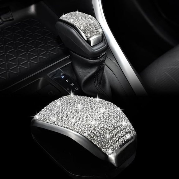 TOMALL Bling Gear Shift Knob Cover for Toyota