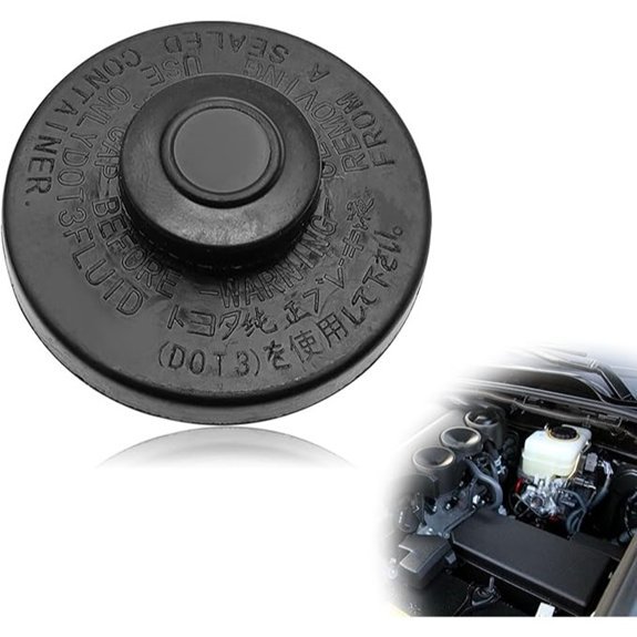 Pleoos Brake Master Cylinder Reservoir Cap for Toyota