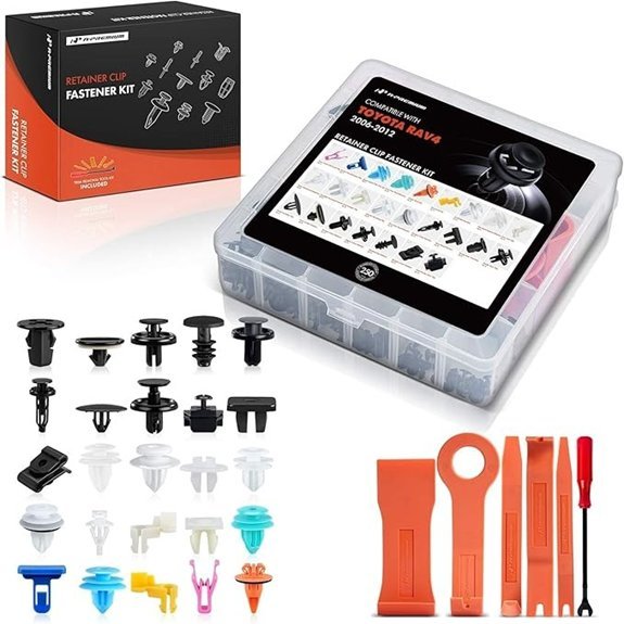 A-Premium 250PCS Bumper Retainer Clips Kit for Toyota