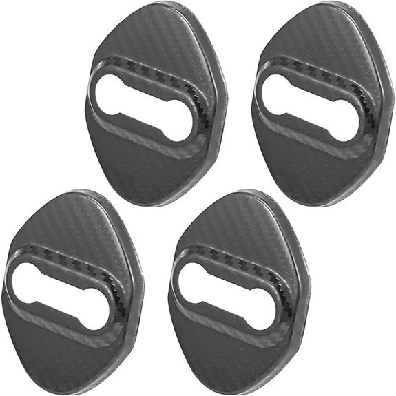 X AUTOHAUX Door Lock Cover Protectors for Toyota