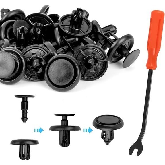 AOIT 20Pcs Engine Splash Shield Fasteners for Toyota